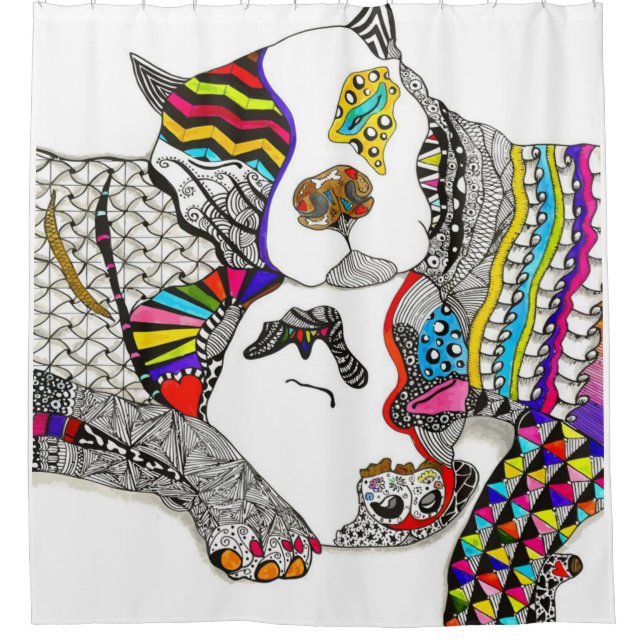 Cortina Para Box Touro Bonito Te Ama (Frente)