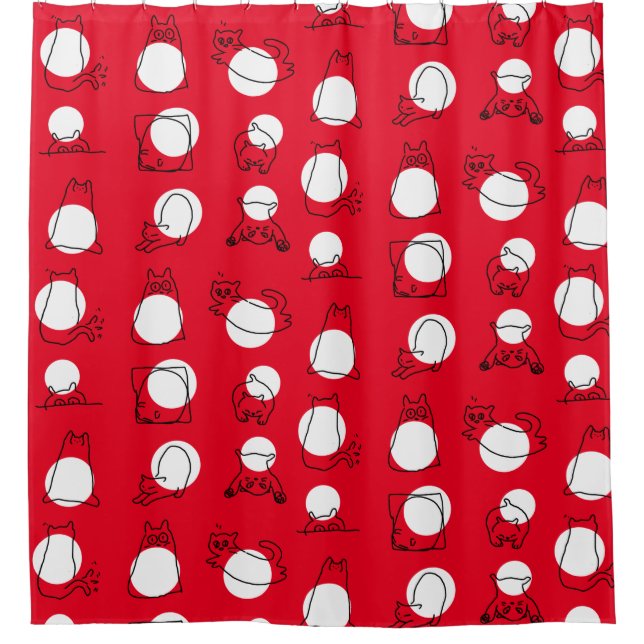 Cortina Para Box Traçado De Gato (Frente)