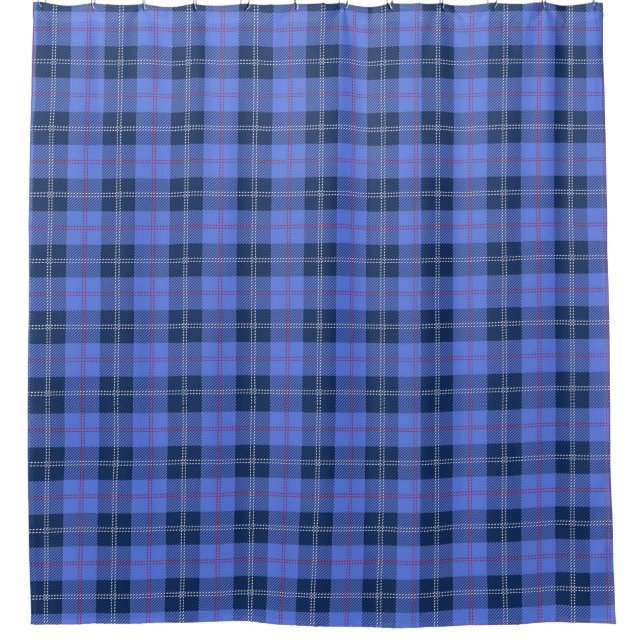 Cortina Para Box Tradicional Davidson Clan Xadrez Tartan (Frente)