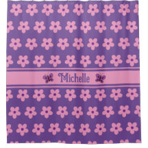 Trendência Cuja Frente Púrpura Borboletas Rosa Per