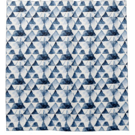 Cortina Para Box Triângulos do Azure