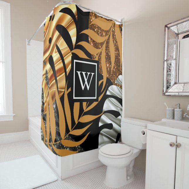 Cortina Para Box Tropical Floral (In Situ)