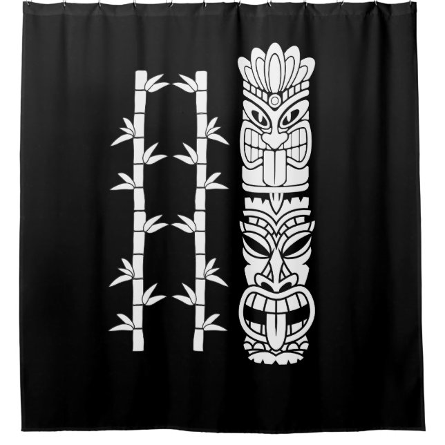 Cortina Para Box Tropical Tiki Deus (Frente)