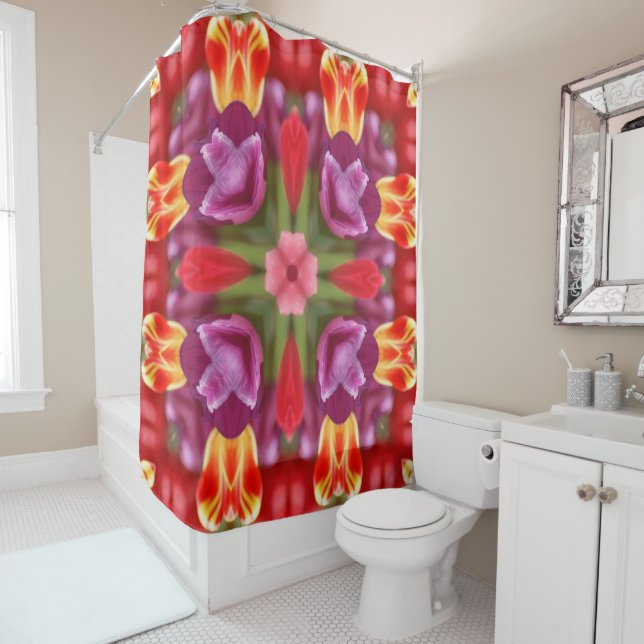 Cortina Para Box Tulip Kaleidoscope (In Situ)