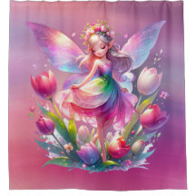 Tulipas Rosa Quentes Fadas Princesas