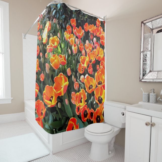 Cortina Para Box Tulipas Vermelhas de Istambul (In Situ)