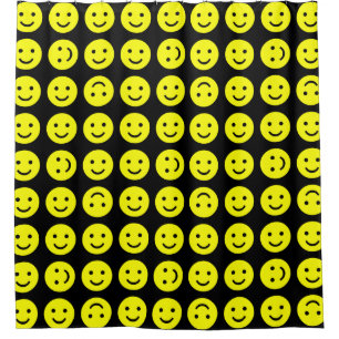 Cortina Para Box Tumbindo - Amarelo em Preto