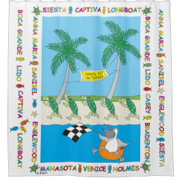 Cortina Para Box Turtle Beaches Chá Cortina