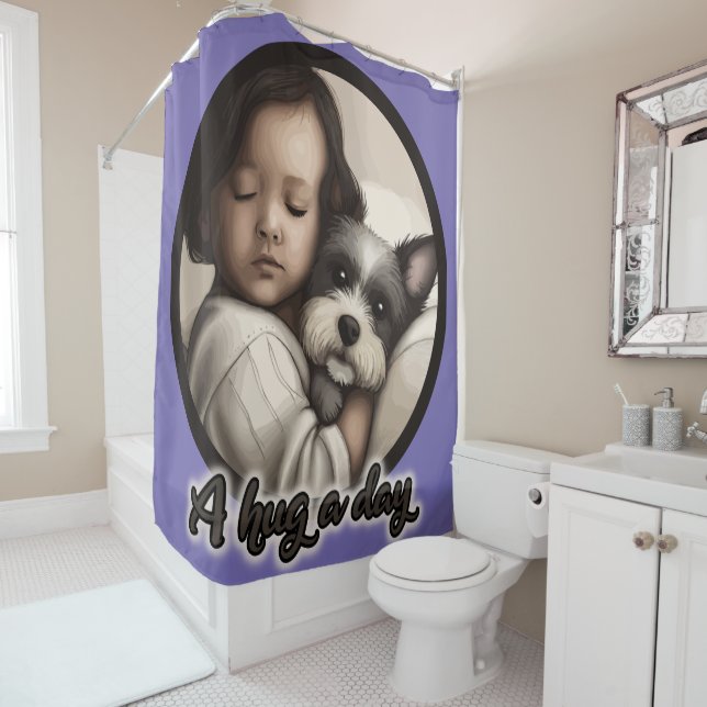 Cortina Para Box Um abraço por dia (In Situ)