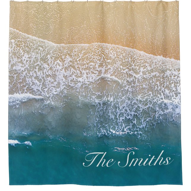 Cortina Para Box Um com a Praia (Frente)