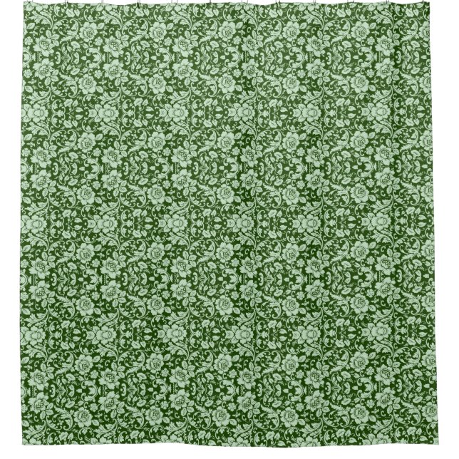 Cortina Para Box Um damasco floral antigo (Frente)