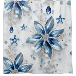 Cortina Para Box Um decor de evento de inverno em floco de neve