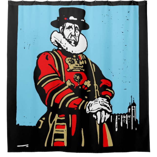 Cortina Para Box Um Yeoman Warder ou Beefeater (Frente)