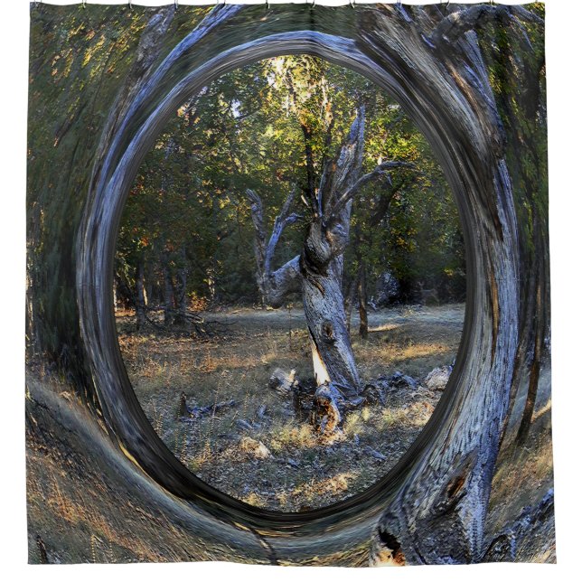 Cortina Para Box Uma árvore assombrada....... (Frente)