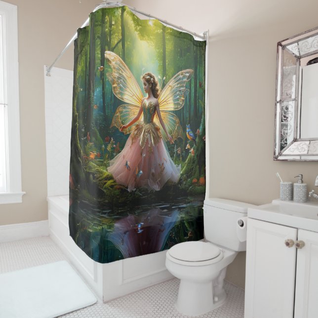 Cortina Para Box Uma fada mágica na floresta (In Situ)