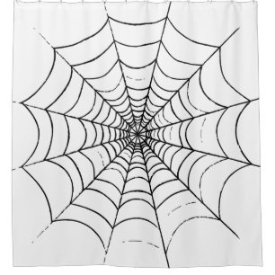 Cortina Para Box Uma Web de aranha simples