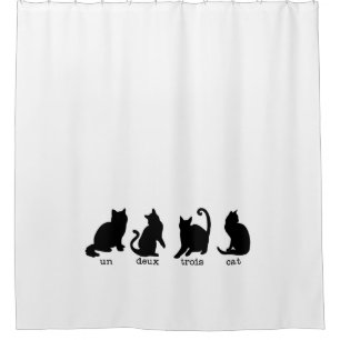 Cortina Para Box un deux trois cat black silhuhout