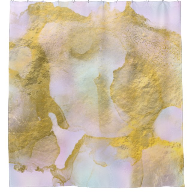 Cortina Para Box *~* Unicorn Rainbow Holograghic Pastel Dourado AP1 (Frente)