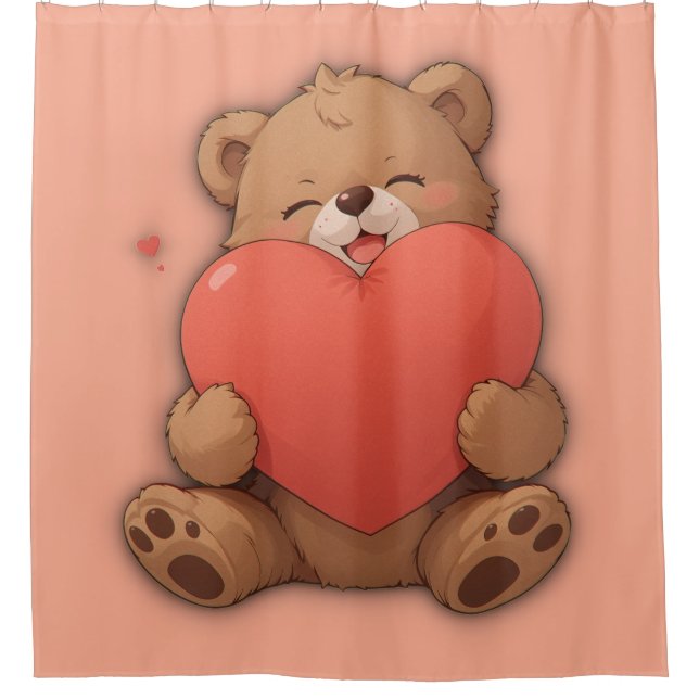 Cortina Para Box Urso-de-abóbora (Frente)