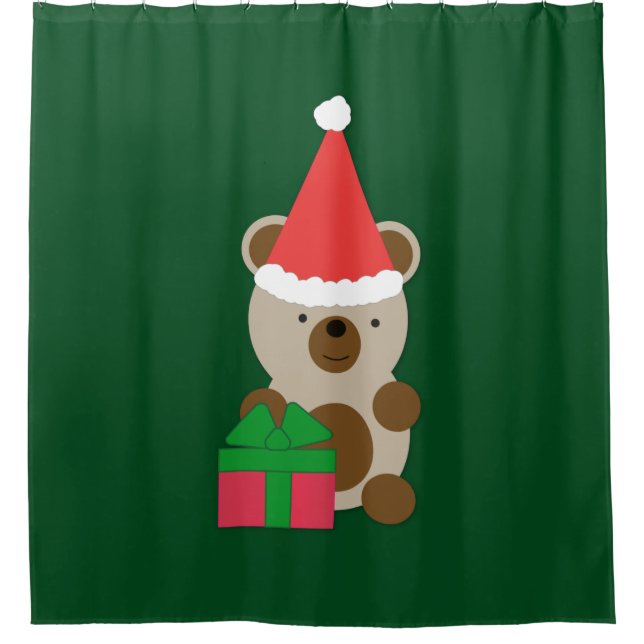 Cortina Para Box Urso de papais noeis (Frente)