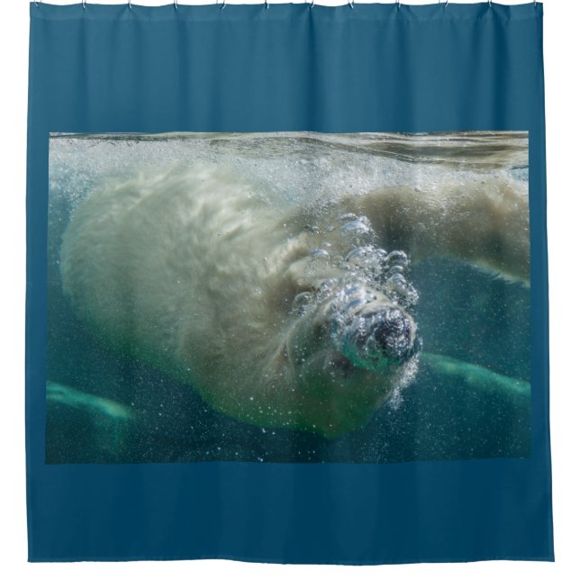 Cortina Para Box Urso polar submarino (Frente)
