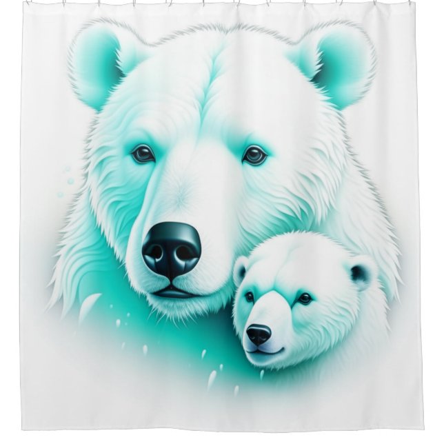 Cortina Para Box Ursos Polares (Frente)