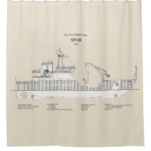 Cortina Para Box USCG Cutter Spar wlb- 206 - SBD