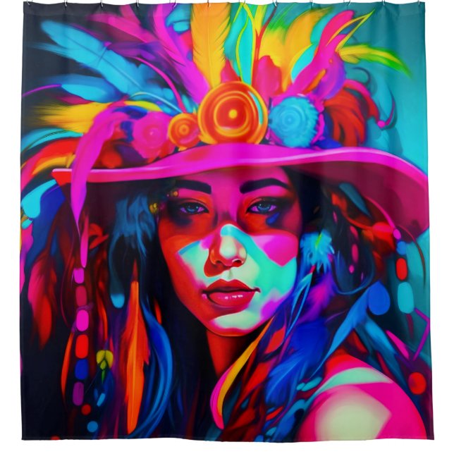 Cortina Para Box Uso Vibrante (Frente)