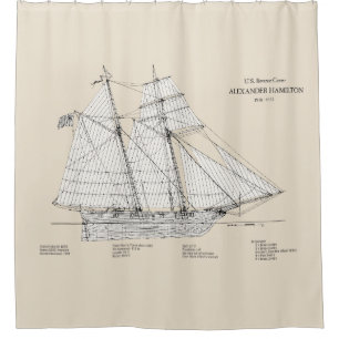Cortina Para Box USRC Alexander Hamilton - SBD