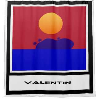 Cortina Para Box Valentin Design Nº1803