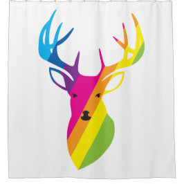 Cortina Para Box Veado-arco-íris