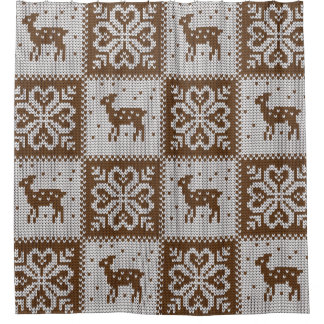Cortina Para Box Veados de inverno: padrão de colheita.