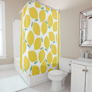 Cortina Para Box Verão Novelty Lemon-Pattern impresso