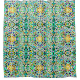 Cortina Para Box Verde-amarelo