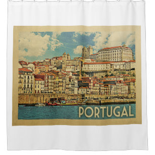 Cortina Para Box Viagens vintage de Portugal