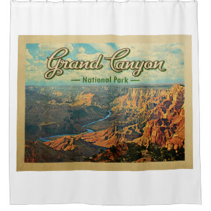 Cortina Para Box Viagens vintage do Parque Nacional Grand Canyon