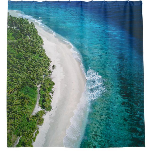 Cortina Para Box Vida marinha (Frente)