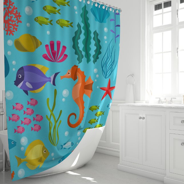 Cortina Para Box Vida Oceânica Caprichosa (Criador carregado)