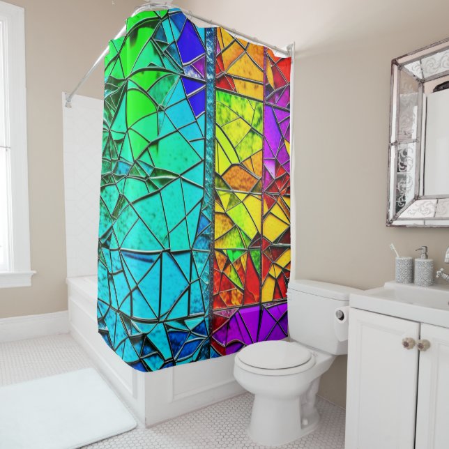 Cortina Para Box Vidro Arrancado (In Situ)