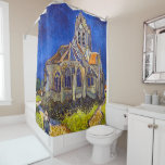 Cortina Para Box Vincent van Gogh - A Igreja em Auvers<br><div class="desc">Igreja de Auvers / l'Eglise à Auvers-sur-oise de Vincent Van Gogh em 1890</div>