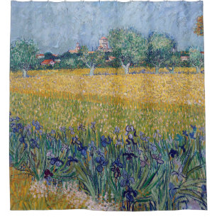 Cortina Para Box Vincent Van Gogh - Visão de Arles com Irrises