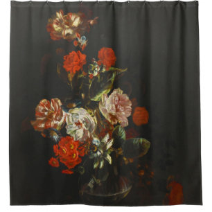 Cortina Para Box Vintage Ainda Life with Flowers