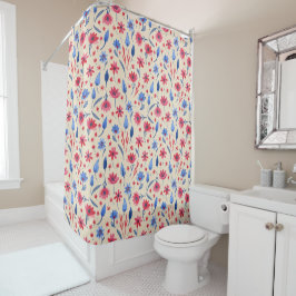 Cortina Para Box Vintage Americana Floral