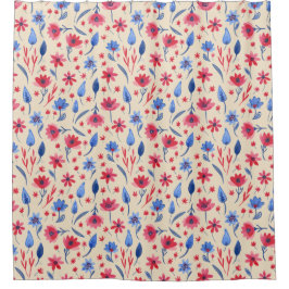 Cortina Para Box Vintage Americana Floral