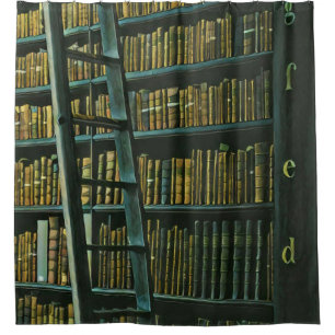 Cortina Para Box Vintage lendo presente de trabalho de arte