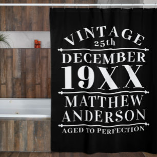 Cortina Para Box Vintage personalizada envelhecida em perfeição