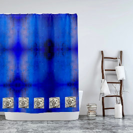 Cortina Para Box Vintage Red & Silver Milagro Heart Com Borboleta