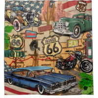 Vintage Route 66, poster nostálgico.