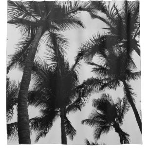 CORTINA PARA BOX VINTAGEM COCONUT PALM TREE