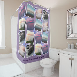 Cortina Para Box Violação de Colagem de Imagem Instagram ao Quadrad